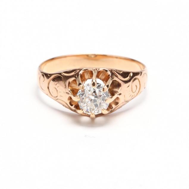 antique-gold-and-diamond-ring