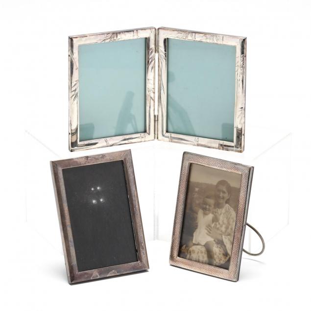 three-japanese-sterling-silver-picture-frames