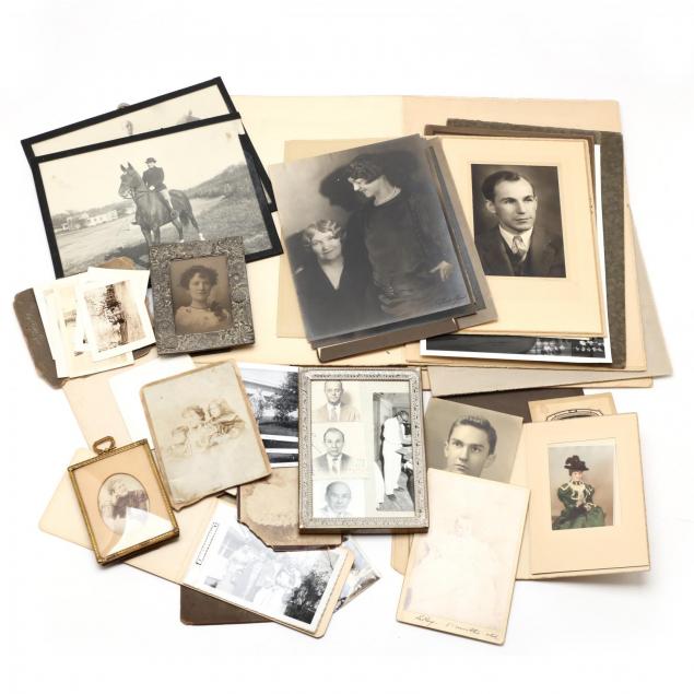 group-of-antique-and-vintage-family-photographs