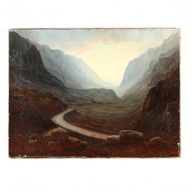 thomas-finchett-british-19th-20th-c-highlands-landscape