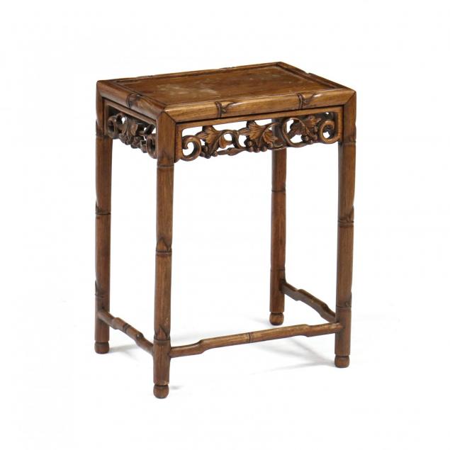 vintage-chinese-carved-hardwood-side-table