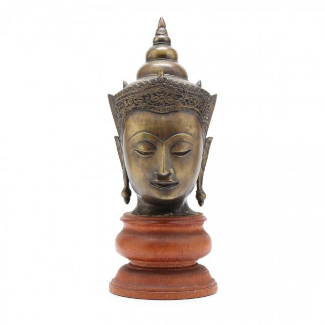 a-thai-bronze-head-of-the-buddha