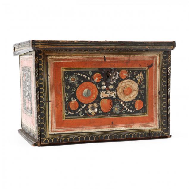 antique-dutch-painted-valuables-lock-box