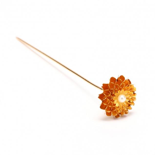 antique-18kt-gold-hat-pin-france