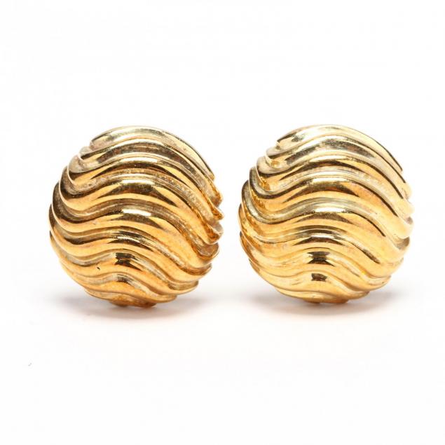 pair-of-14kt-gold-button-earrings-signed