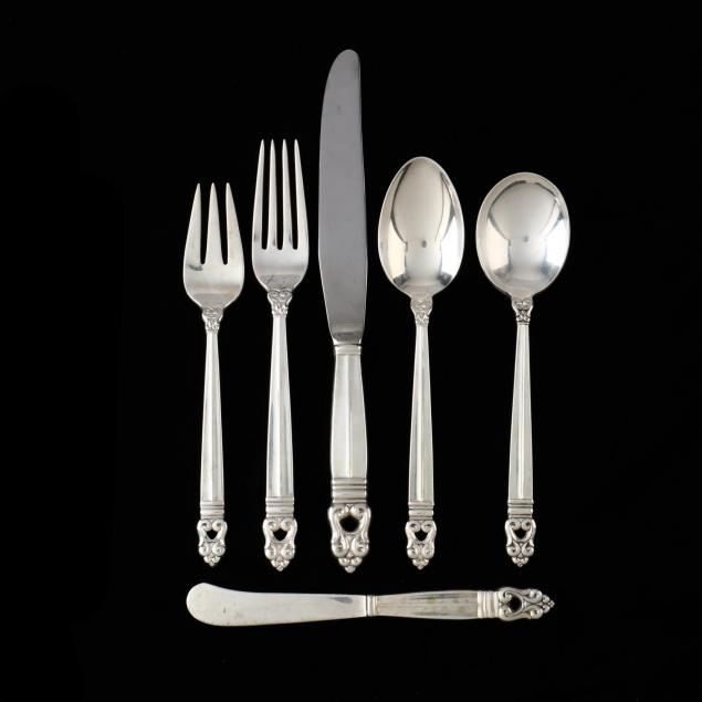 international-royal-danish-sterling-silver-flatware-service