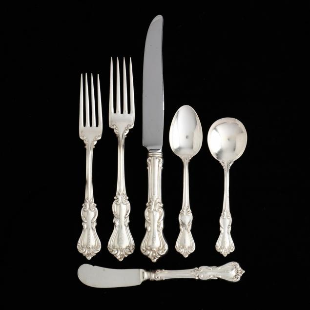 reed-barton-marlborough-sterling-silver-flatware-set