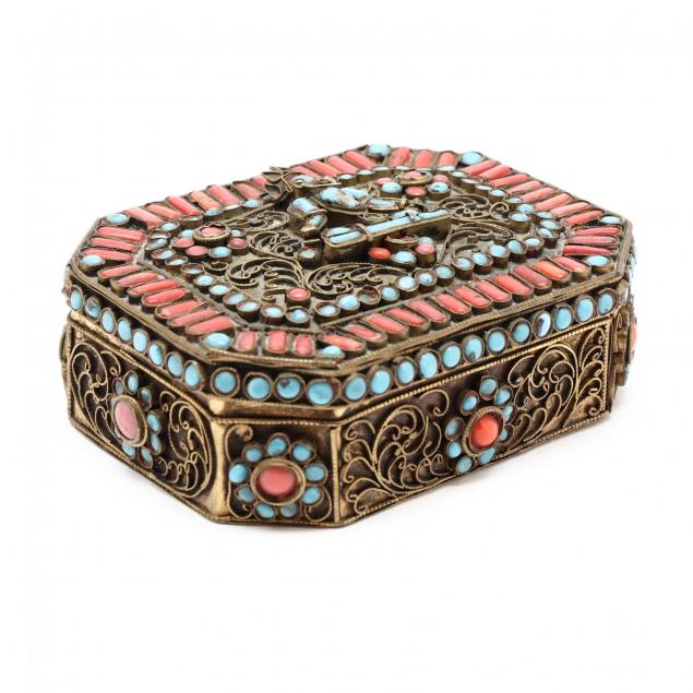 a-tibetan-or-nepalese-filigree-and-inlay-box