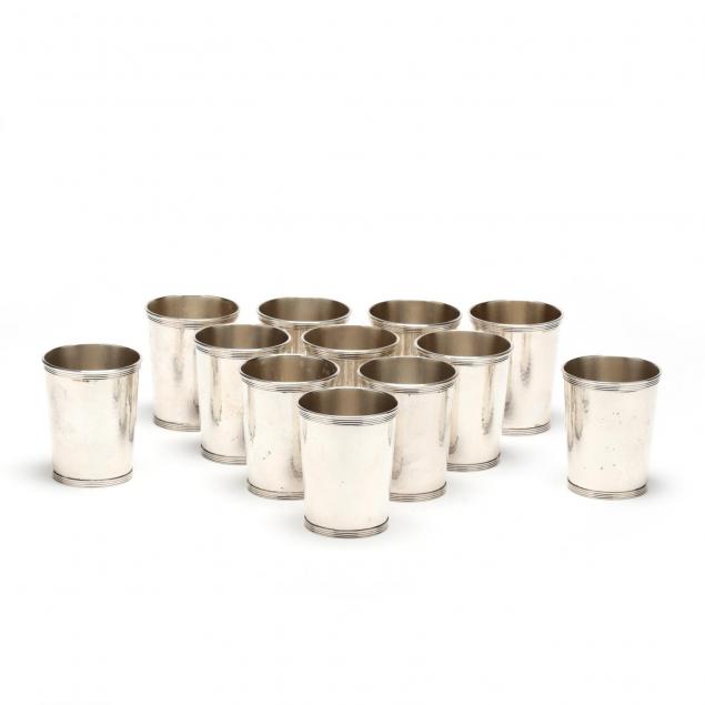 a-set-of-twelve-sterling-silver-julep-cups-by-newport