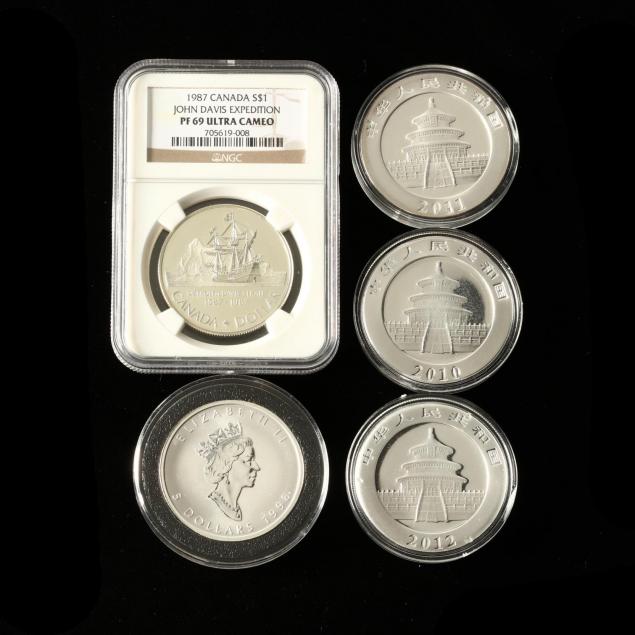 five-world-proof-silver-coins