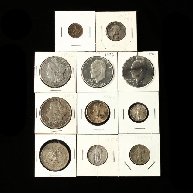 eleven-diverse-silver-coins