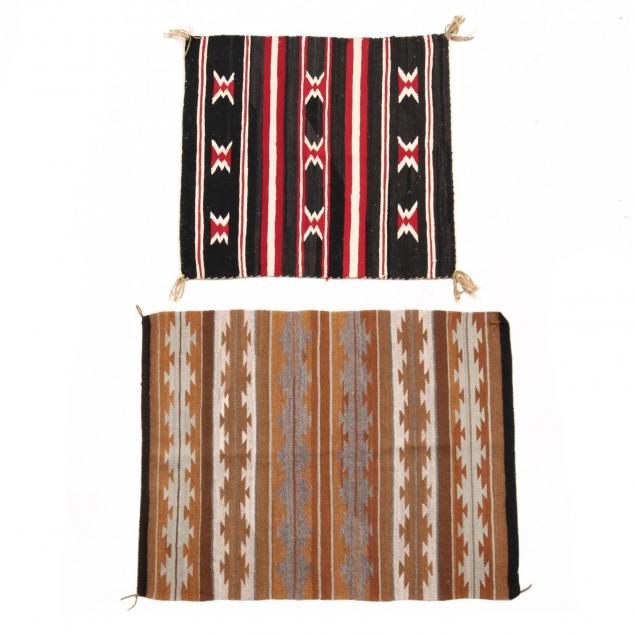 two-vintage-navajo-rugs