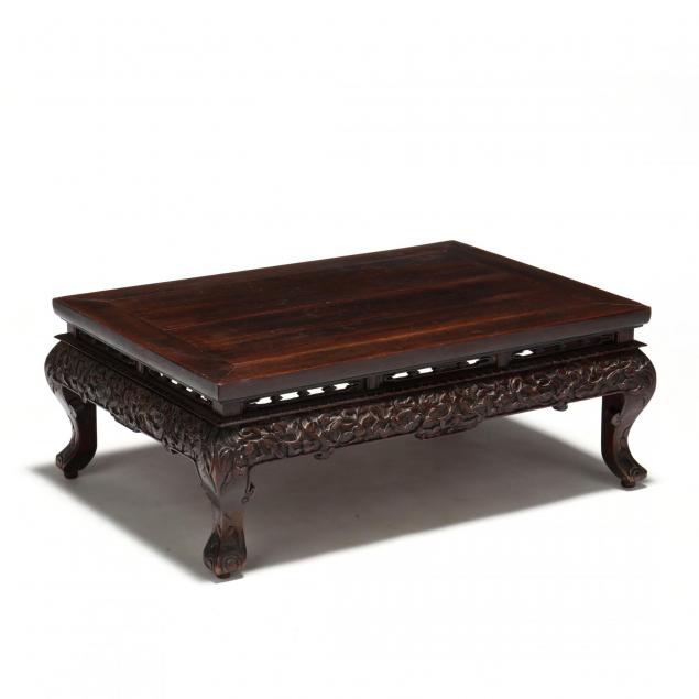 chinese-carved-hardwood-low-table