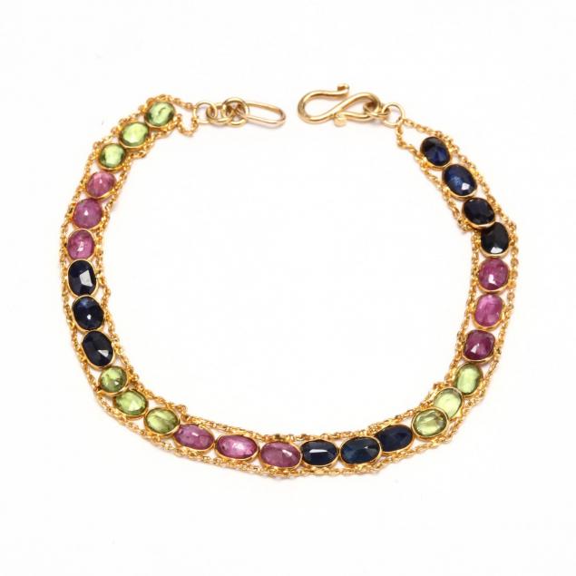 14kt-gem-set-bracelet