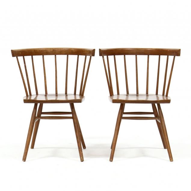 att-george-nakashima-for-knoll-pair-of-straight-chairs
