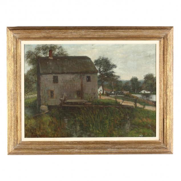 caroline-van-hook-bean-d-c-ny-1879-1980-village-scene