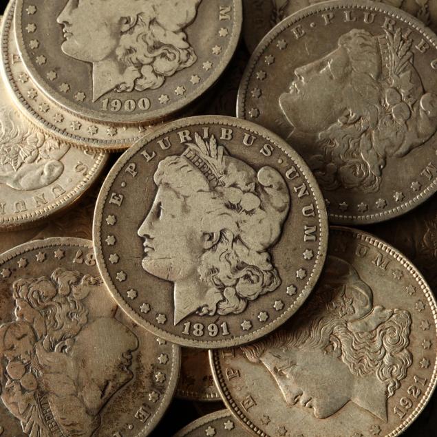 twenty-mixed-date-mint-circulated-morgan-silver-dollars