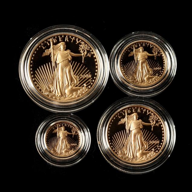 2006-w-four-coin-proof-set-of-gold-american-eagles