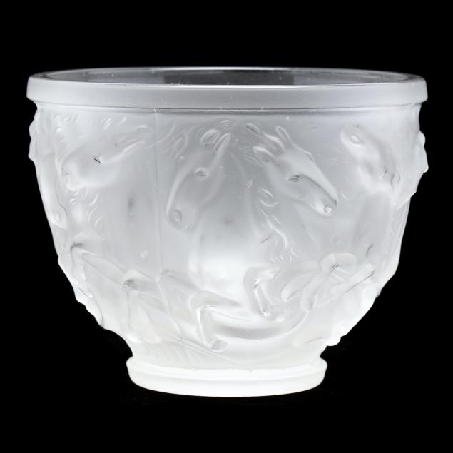 barolac-art-deco-horse-themed-glass-bowl