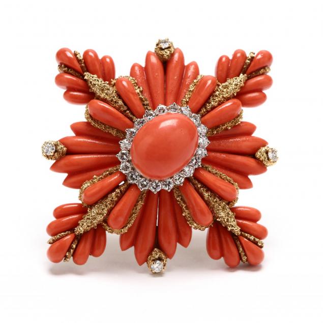 18kt-gold-coral-and-diamond-brooch-enhancer