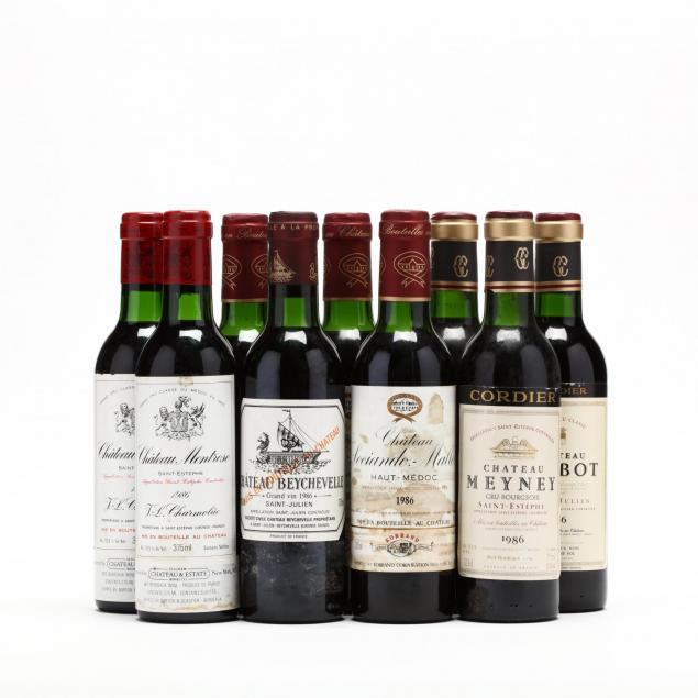 1986-bordeaux-half-bottle-selection