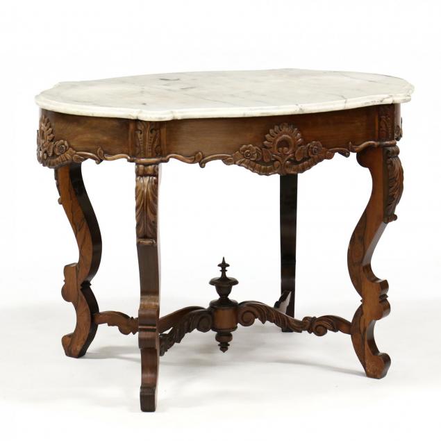 antique-marble-turtle-top-parlour-table