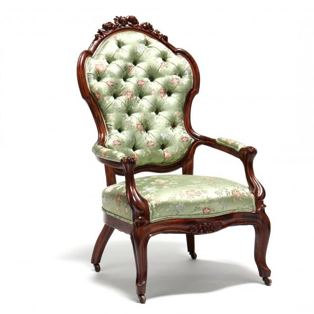 carved-mahogany-parlour-arm-chair