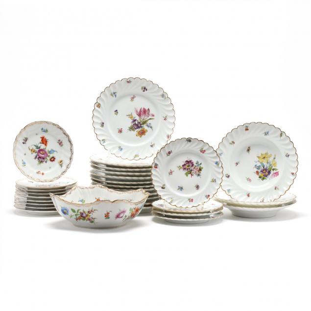 an-assembled-group-of-floral-pattern-dinnerware
