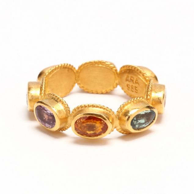 23kt-gold-and-gem-set-ring-ara