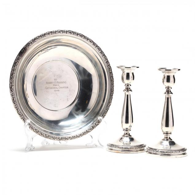 international-prelude-sterling-silver-bowl-and-candlesticks