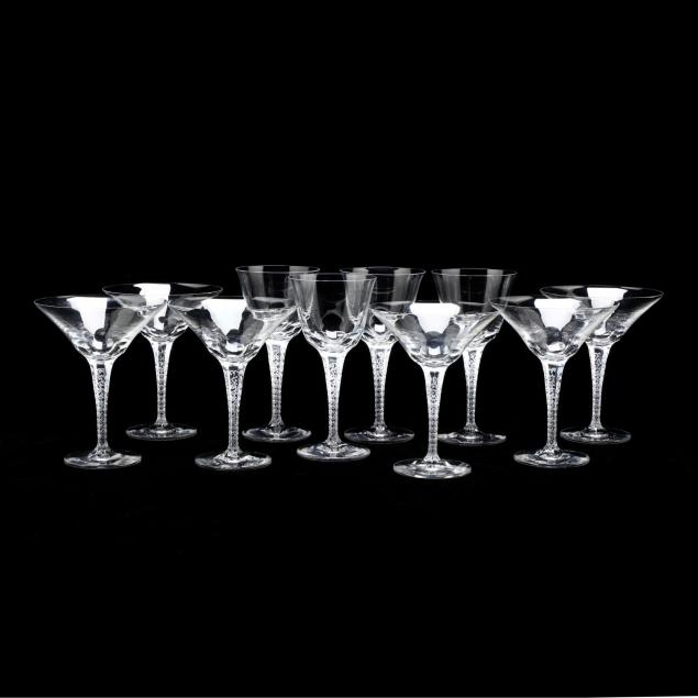 lalique-treves-ten-pieces-of-stemware