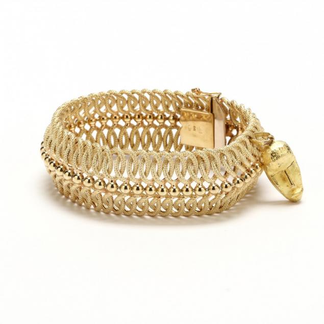 14kt-gold-bracelet-with-18kt-charm