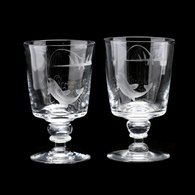 webb-pair-of-fly-fisherman-engraved-goblets