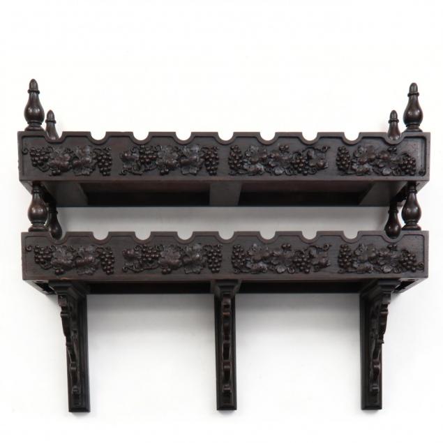 contemporary-carved-oak-vintner-s-display