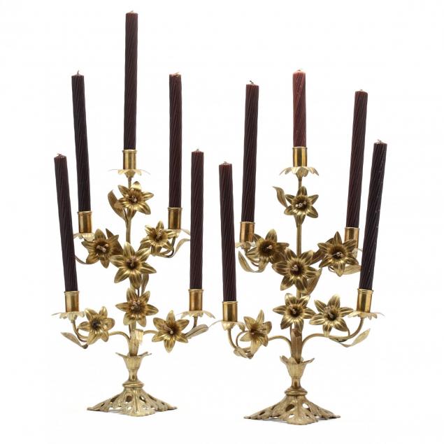 pair-of-italian-gilt-brass-candelabra