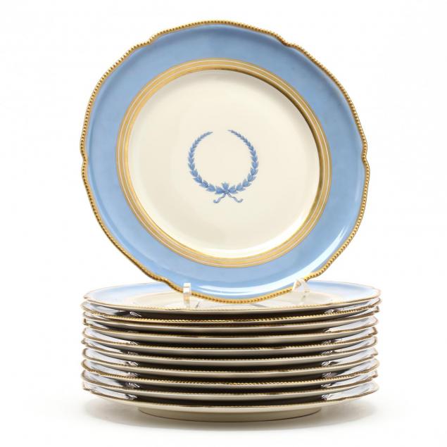 11-rosenthal-empire-porcelain-dinner-plates