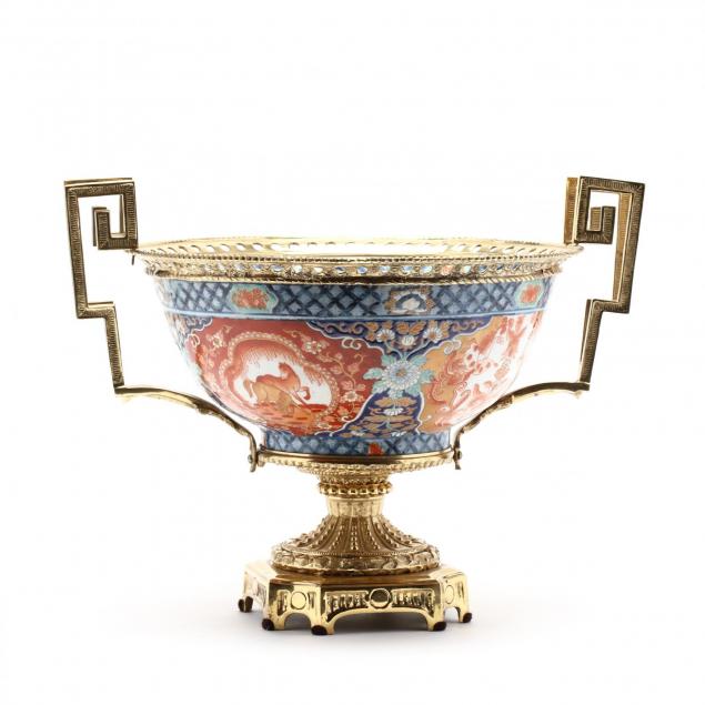 maitland-smith-ormolu-mounted-imari-center-bowl