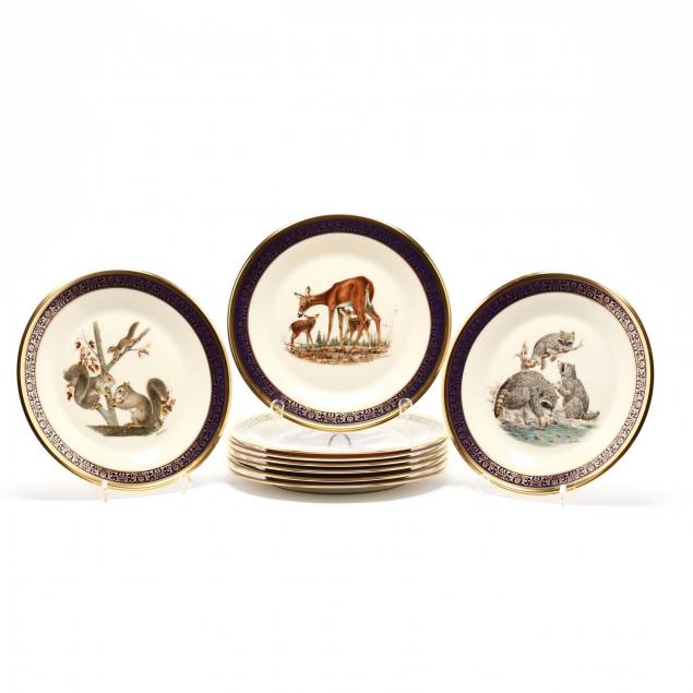 lenox-nine-woodland-wildlife-cabinet-plates-designed-by-boehm