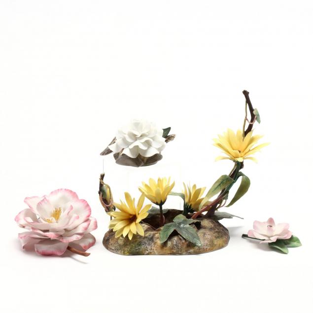 boehm-four-flower-sculptures