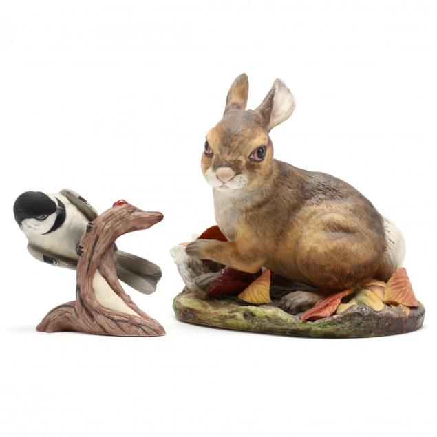 boehm-two-wildlife-sculptures