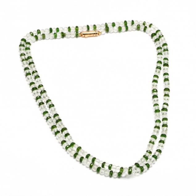rock-crystal-and-chrome-diopside-bead-necklace