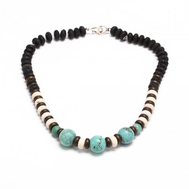 turquoise-lava-rock-and-limestone-necklace