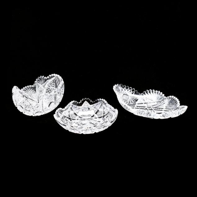 three-american-brilliant-period-cut-glass-serving-bowls