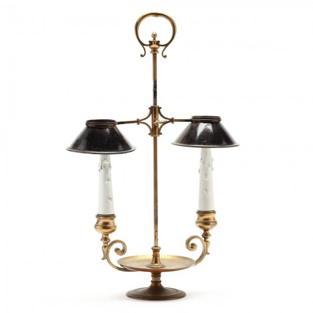 french-double-tole-shade-candlestick