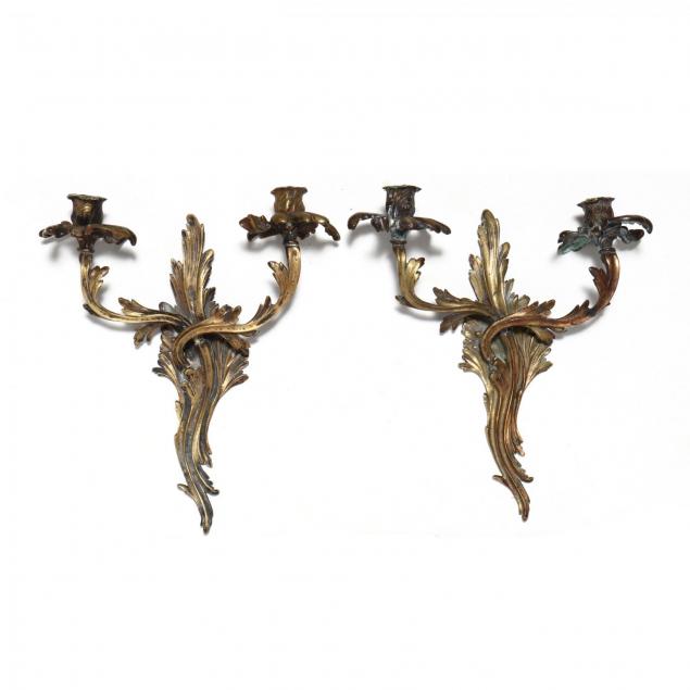 pair-of-antique-french-rococo-style-brass-sconces