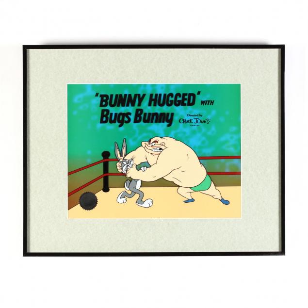 bunny-hugged-with-bugs-bunny-a-warner-bros-sericel