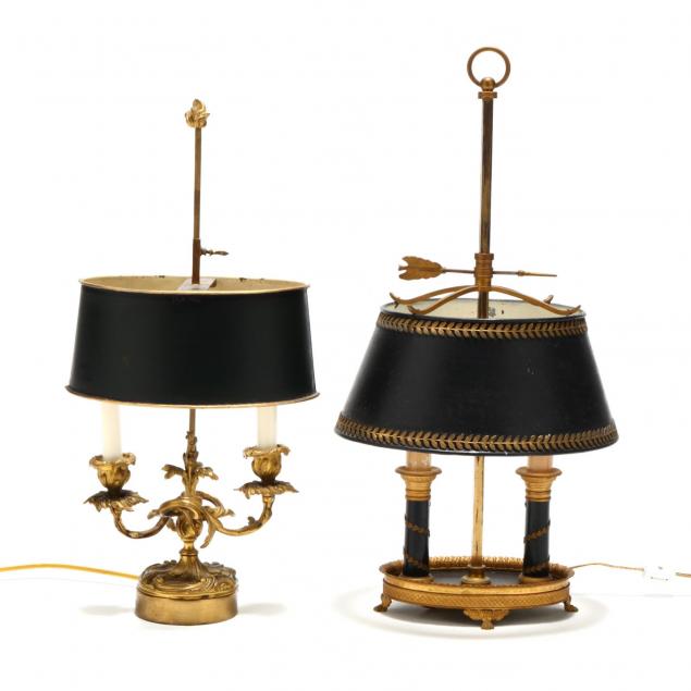 two-vintage-french-diminutive-tole-lamps