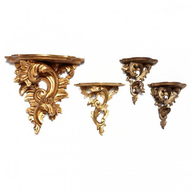 four-french-rococo-style-carved-and-gilt-wall-brackets