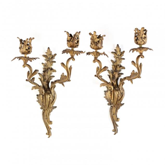 a-pair-of-louis-xv-gilt-metal-wall-sconces