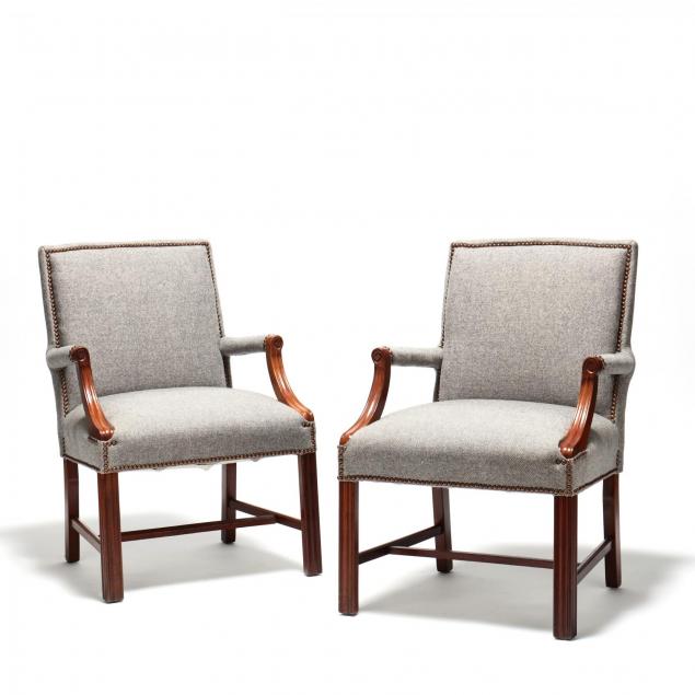 a-pair-of-chippendale-style-upholstered-arm-chairs